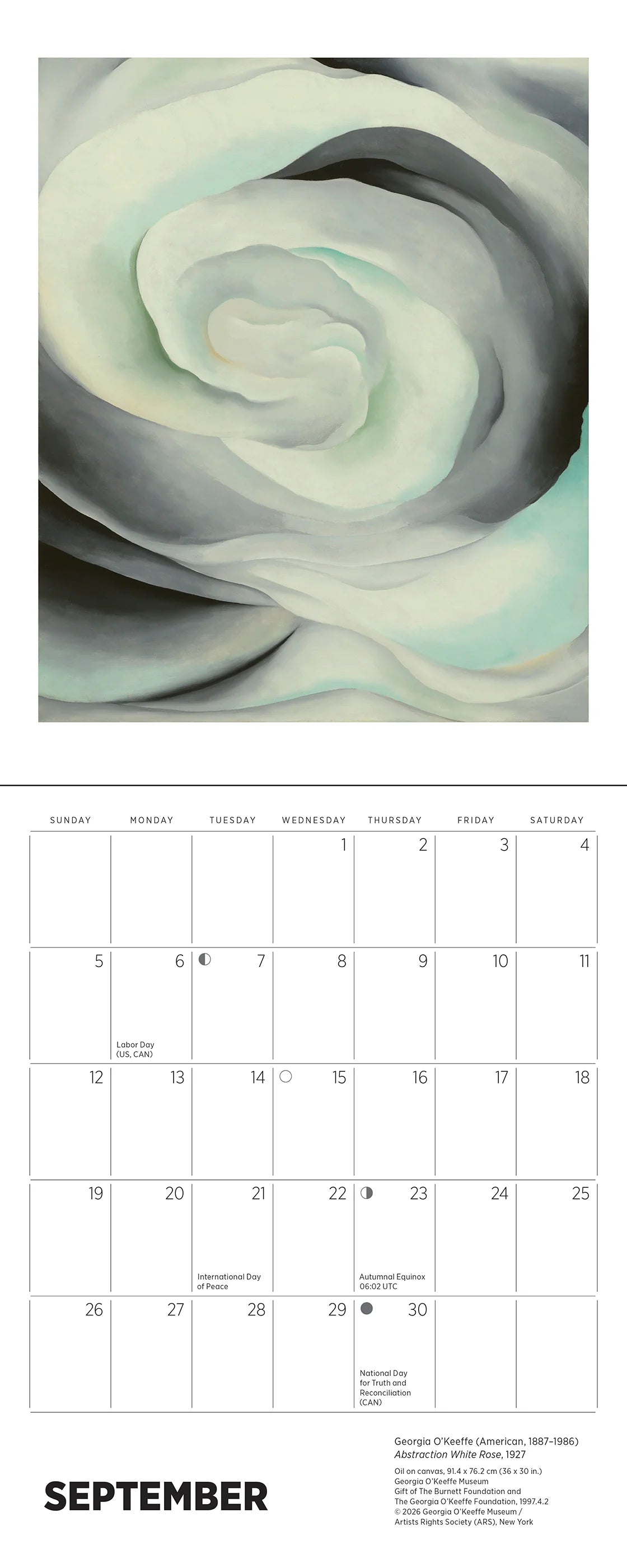 POM Georgia O'Keeffe 2027 Mini Wall Calendar