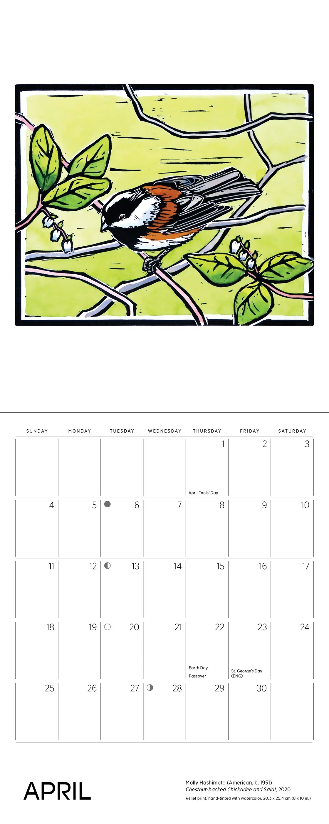 POM Molly Hashimoto: Wildlife 2027 Mini Wall Calendar