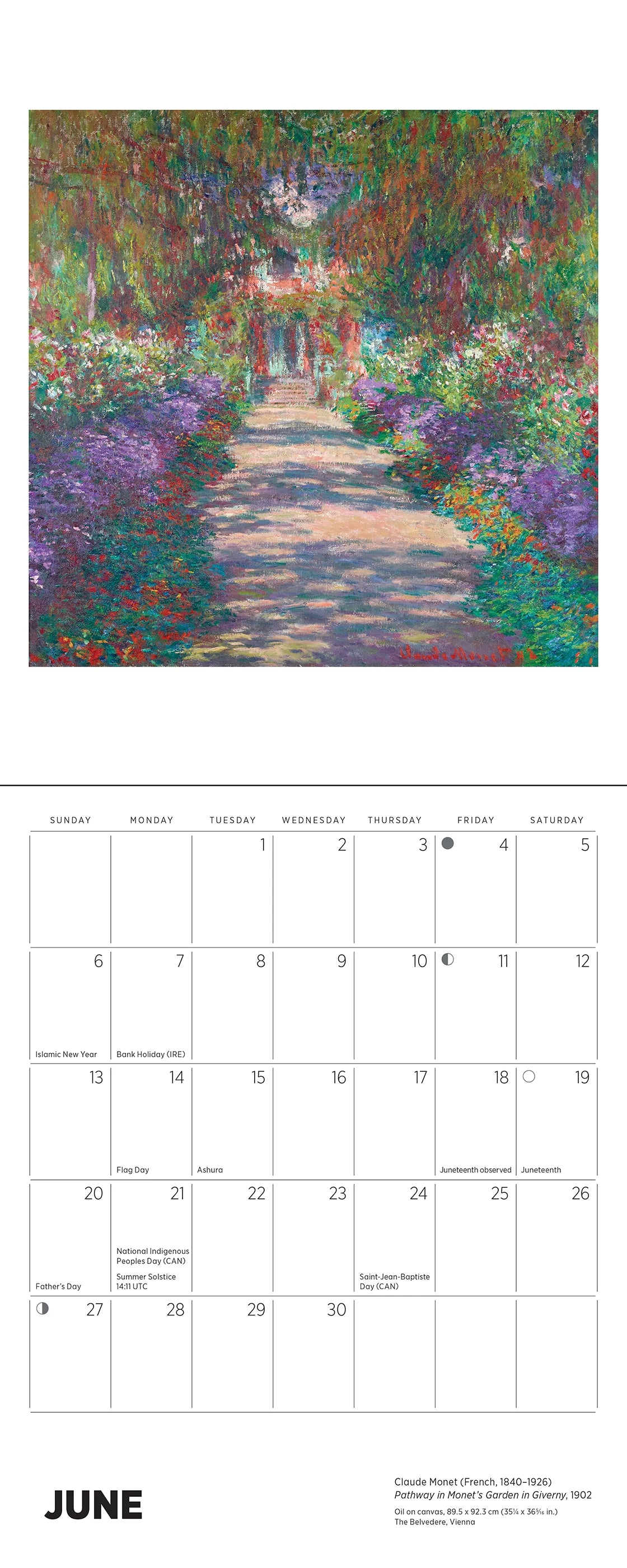 POM Claude Monet 2027 Mini Calendar