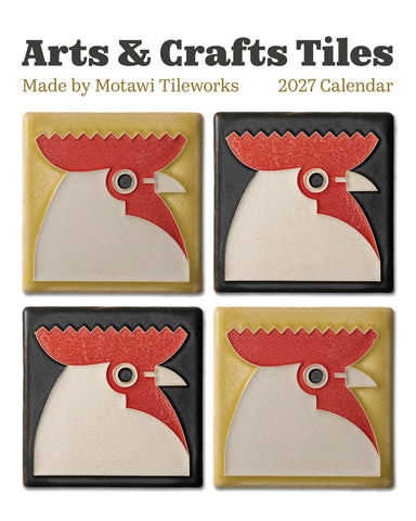 POM Arts & Crafts Tiles: Made by Motawi Tileworks 2027 Mini Wall Calendar