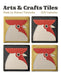 POM Arts & Crafts Tiles: Made by Motawi Tileworks 2027 Mini Wall Calendar