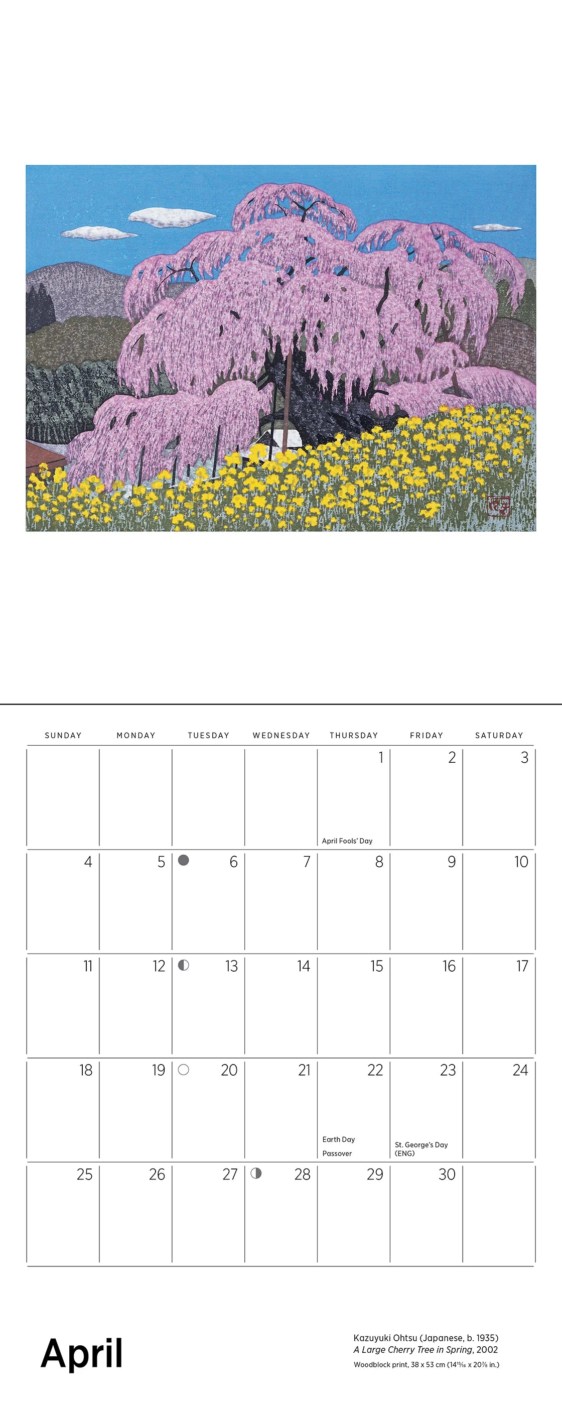 POM Serenity: Kazuyuki Ohtsu 2027 Mini Wall Calendar