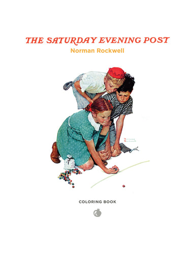 The Saturday Evening Post Norman Rockwell Coloring Book    