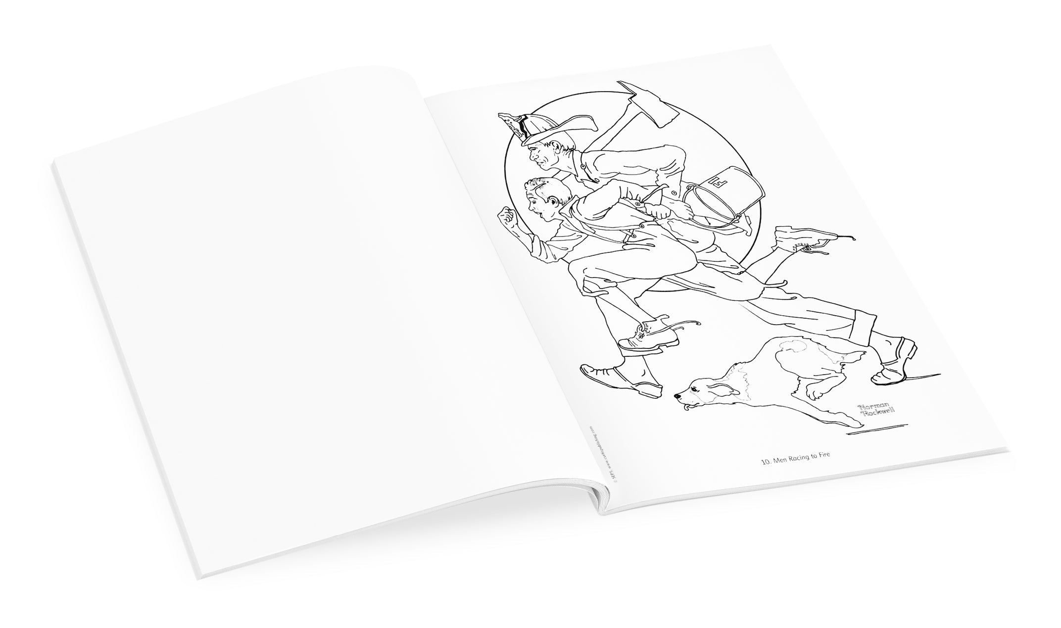 The Saturday Evening Post Norman Rockwell Coloring Book    