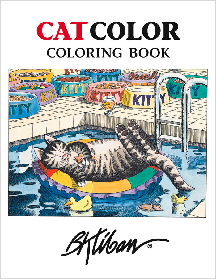 B Kliban Cat Coloring Book    