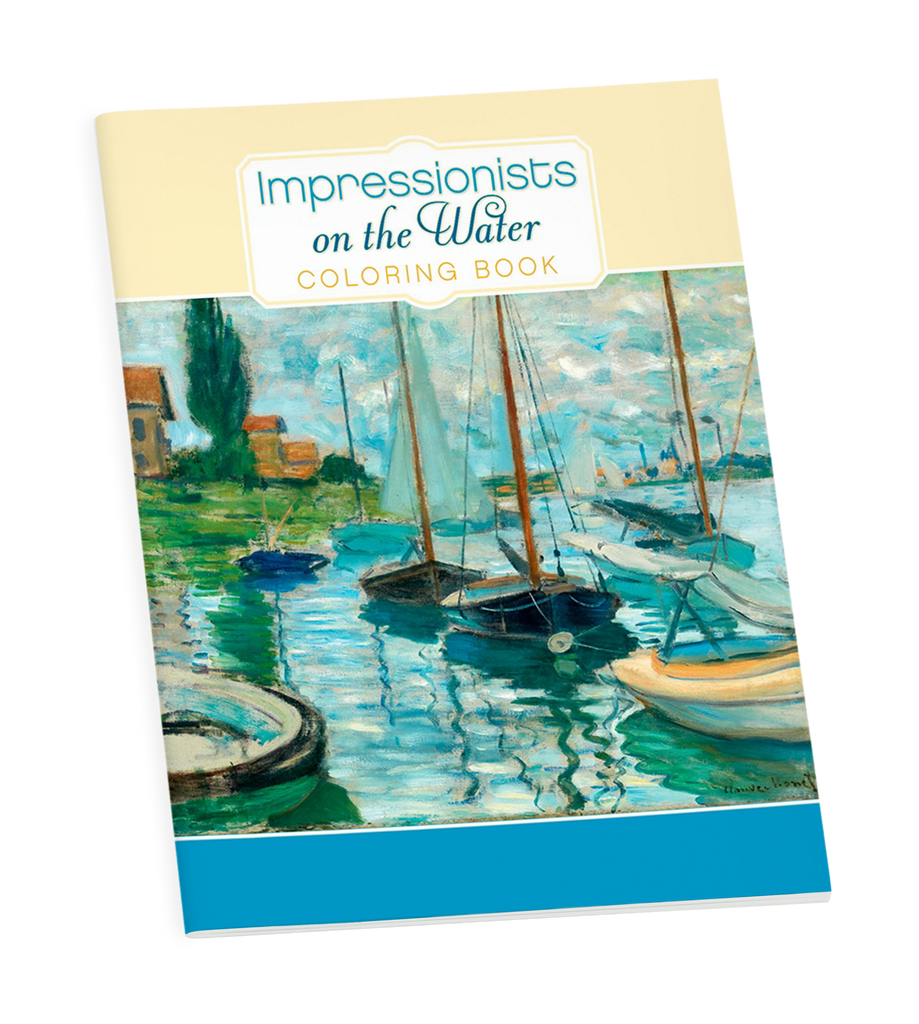 Impressionists on The Water Coloring Book    
