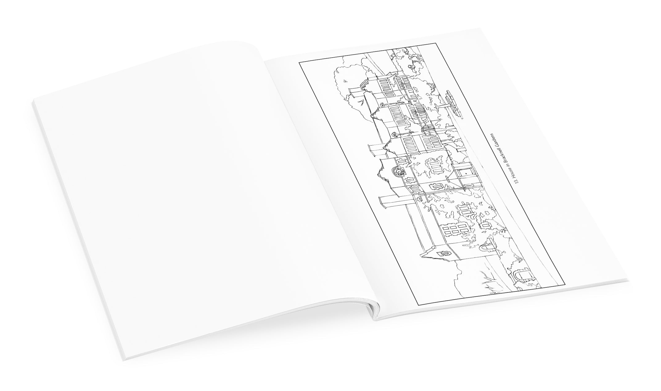 Arts & Crafts Houses Colouring Book    