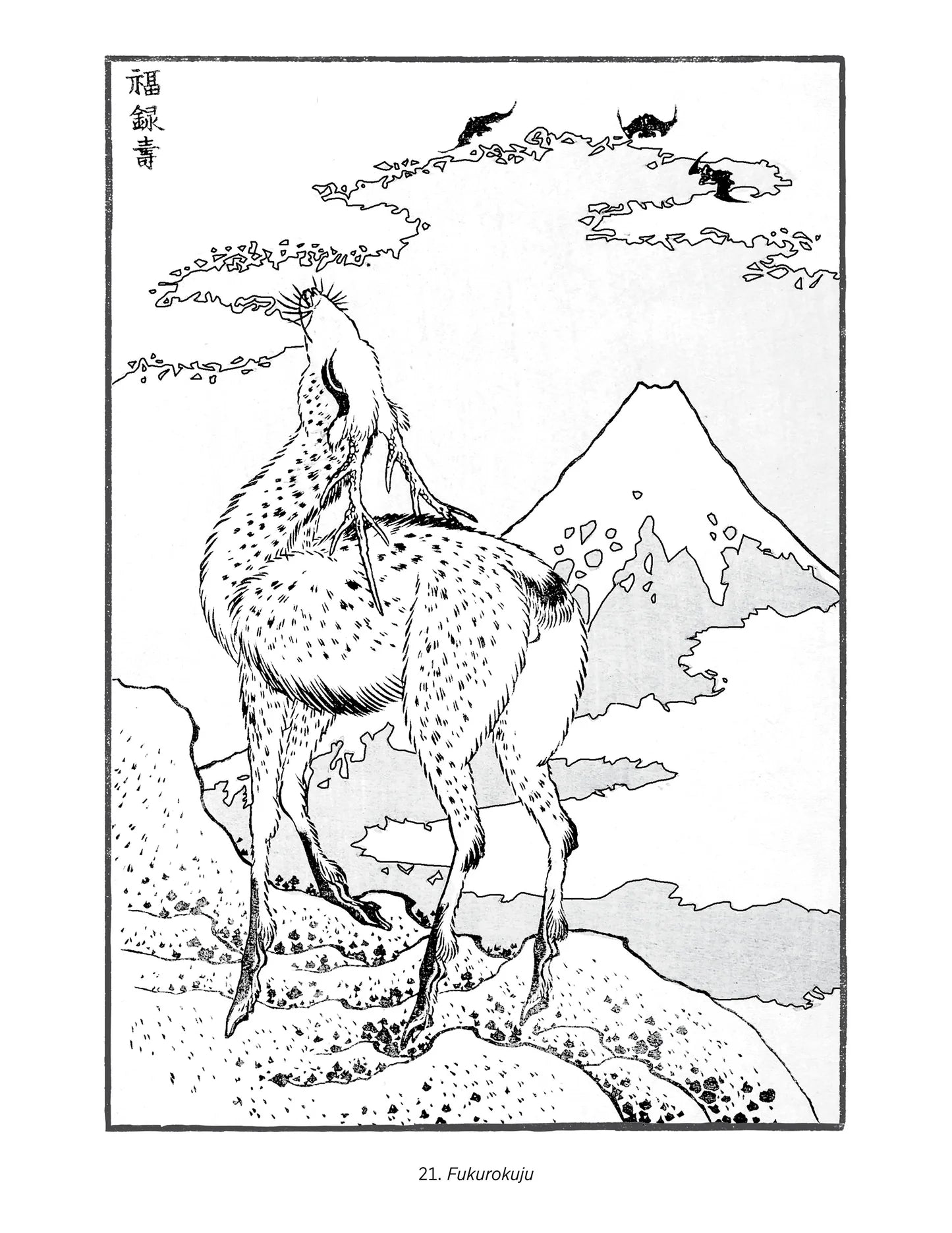 Hokusai: Views of Mt. Fuji Coloring Book