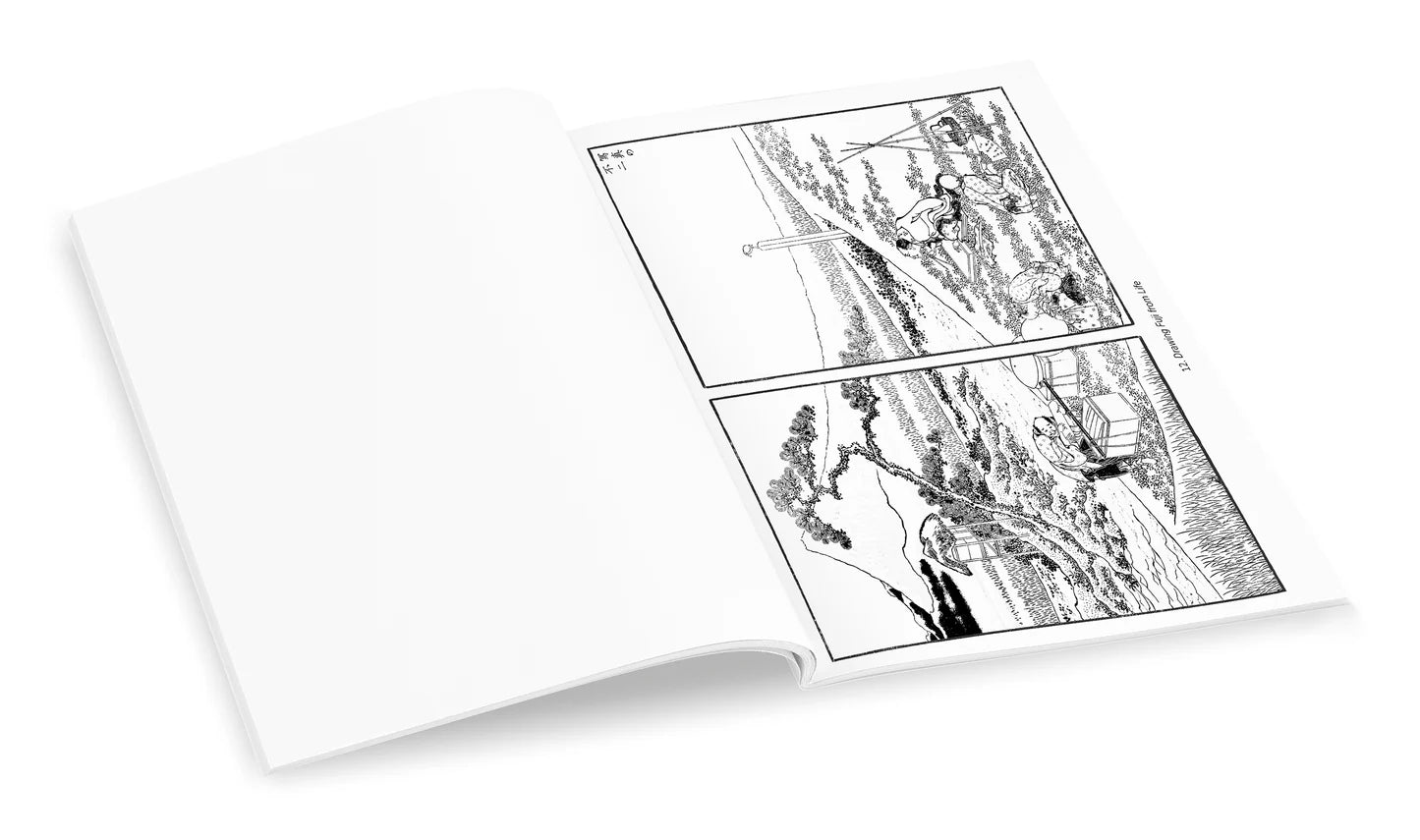 Hokusai: Views of Mt. Fuji Coloring Book