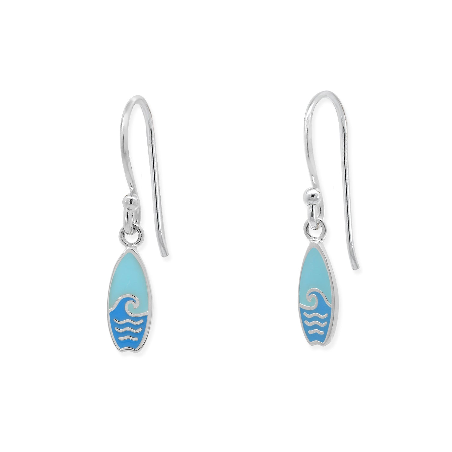 Boma Ocean Wave Surfboard Earrings
