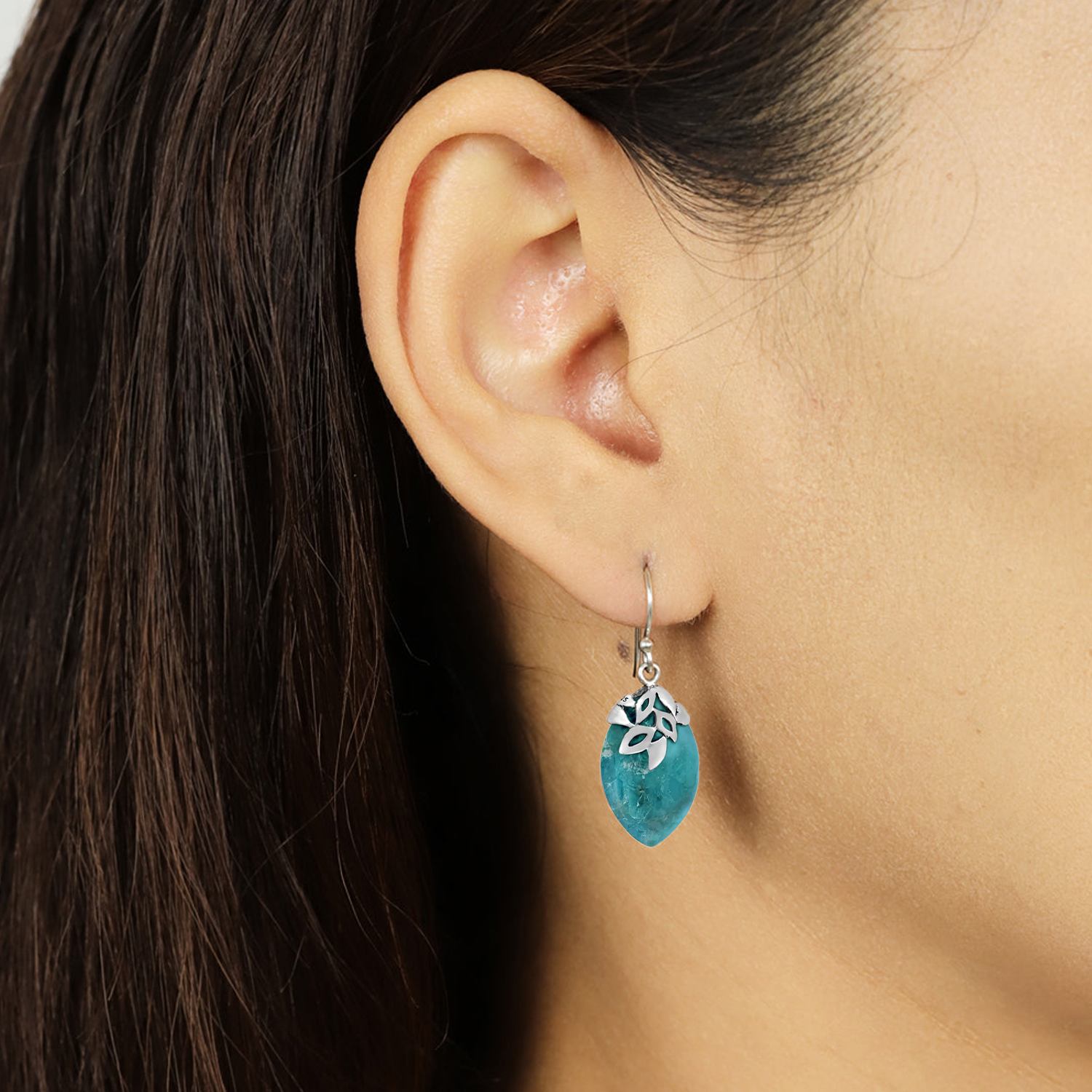Boma Turquoise Teardrop Earrings
