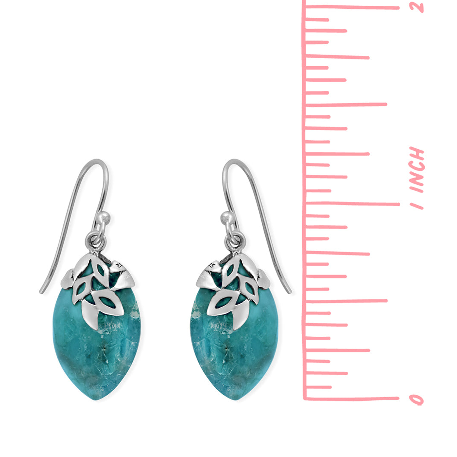 Boma Turquoise Teardrop Earrings