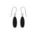 Boma Alina Teardrop Onyx Bezel Earrings