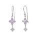 Boma Double Clover Earrings - Lavender