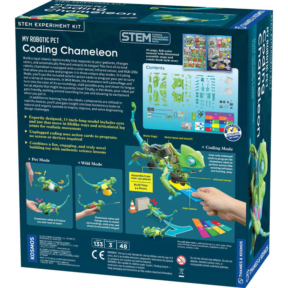 My Robotic Pet Coding Chameleon