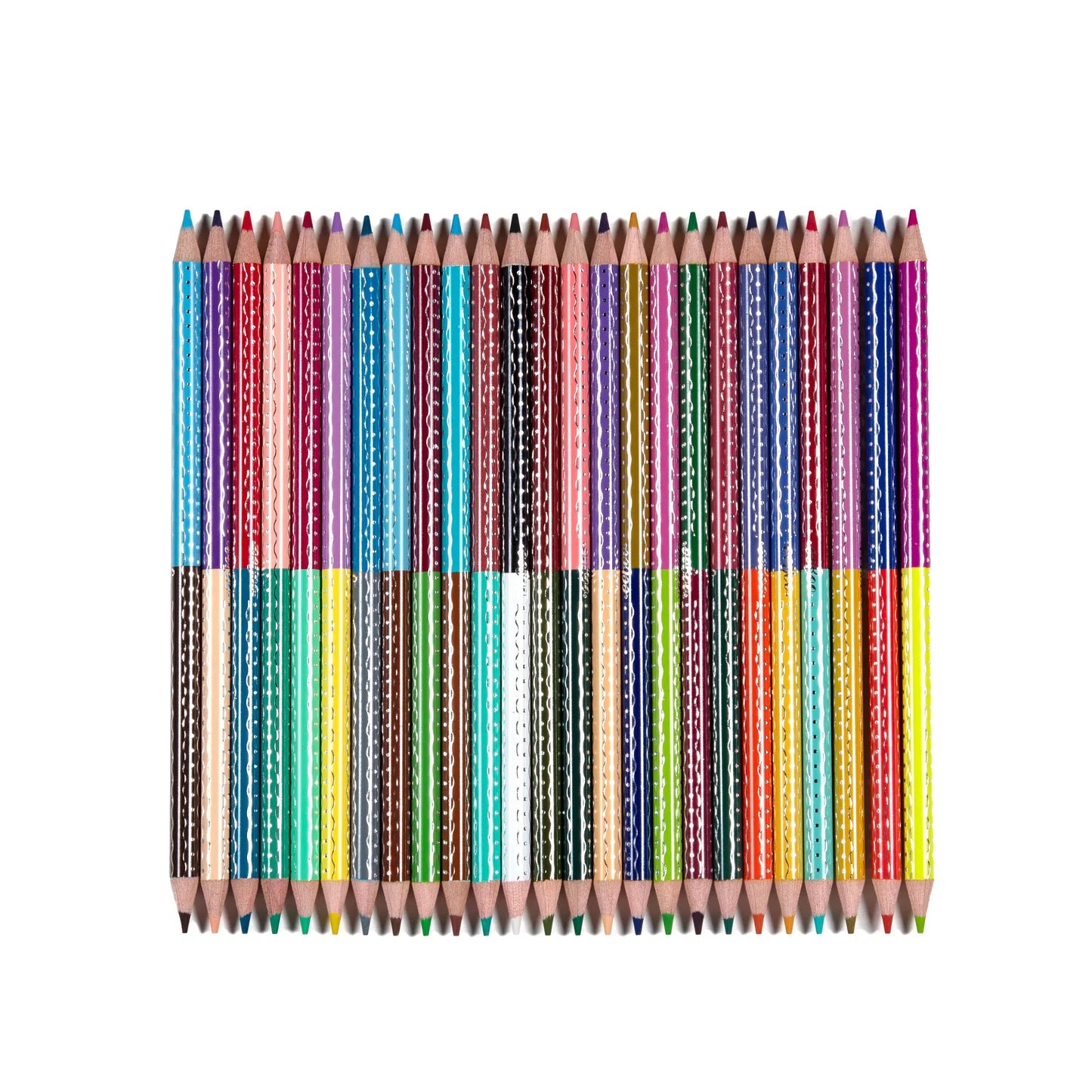 eeBoo Cecilia's 50 Colors - 25 Double Sided Color Pencils