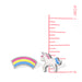 Boma Sterling Silver Unicorn & Rainbow Resin Color Post Earrings