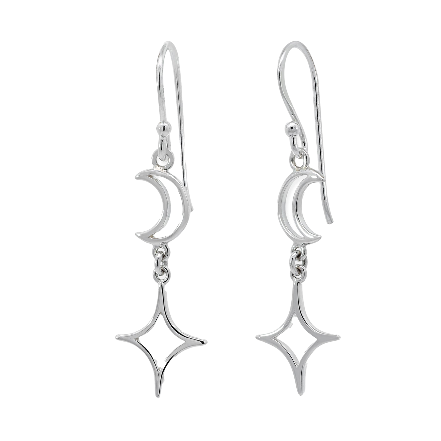 BOMA Luna Star Dangle Earrings