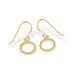 Boma Rope Circle Earrings - Gold