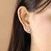 Boma Sterling Silver Post Earrings - Heart Smooth Finish    