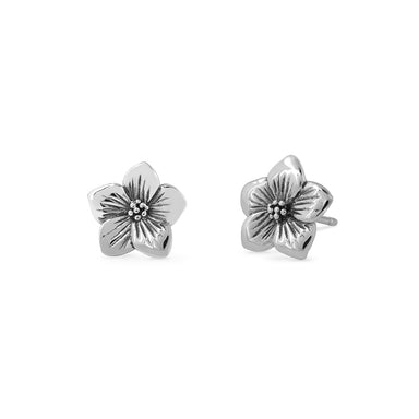 Boma Sterling Silver Flower Post Earrings