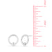 Boma Sterling Silver Circle with Dot Post Earrings