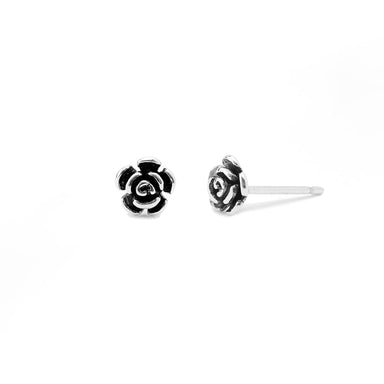 Boma Sterling Silver Rose Stud Earrings