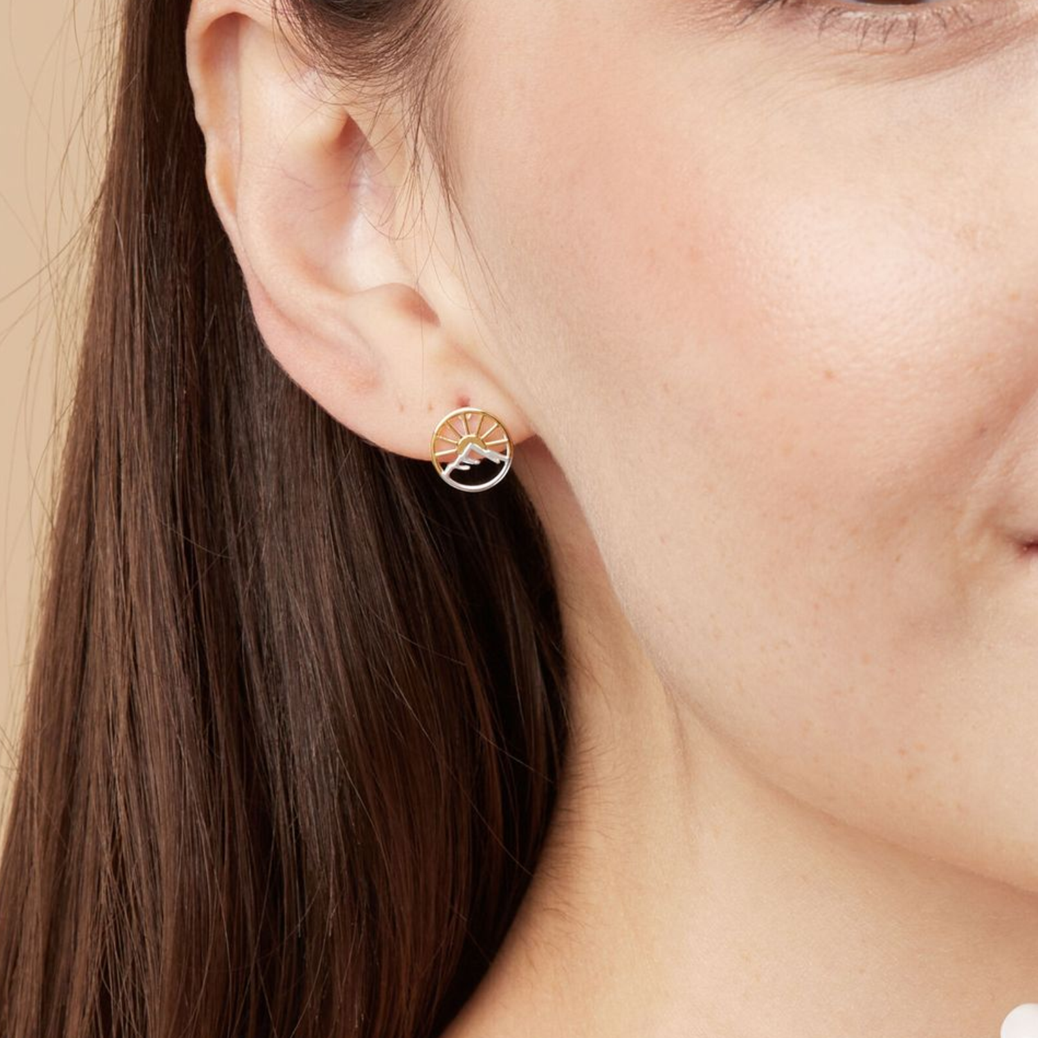 BOMA Radiant Sunrise Studs - Gold and Silver
