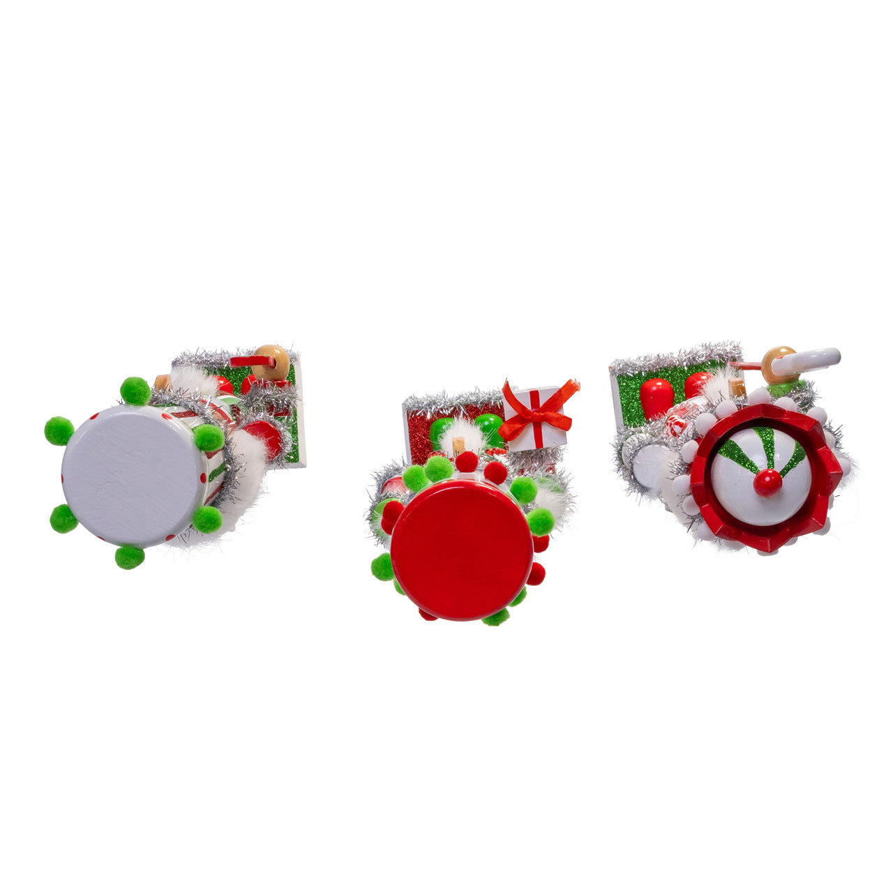 Red, Green or White With Stripes & Polka Dots 15" Nutcracker (Single) - Random Style