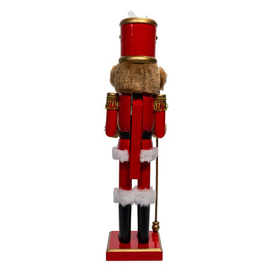 Teddy Bear Soldier 15" Nutcracker