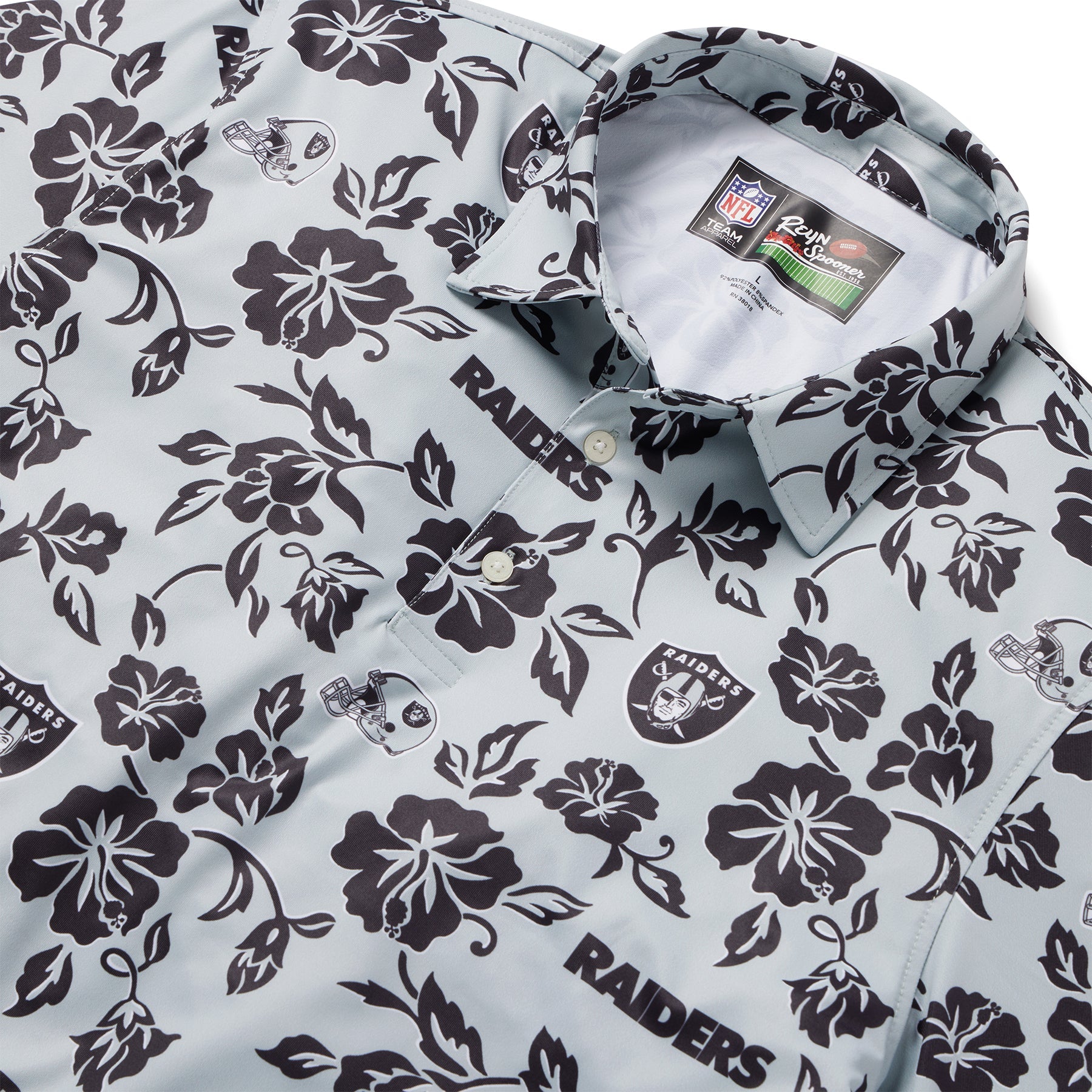 Reyn Spooner Las Vegas Raiders Polo Shirt    