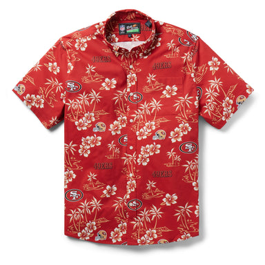 Reyn Spooner San Francisco 49ers Camp Shirt Red S  805766218573