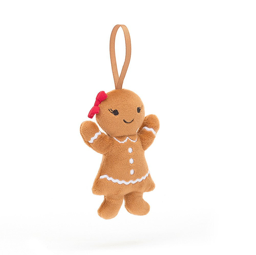 Jellycat Festive Folly Gingerbread Ruby    