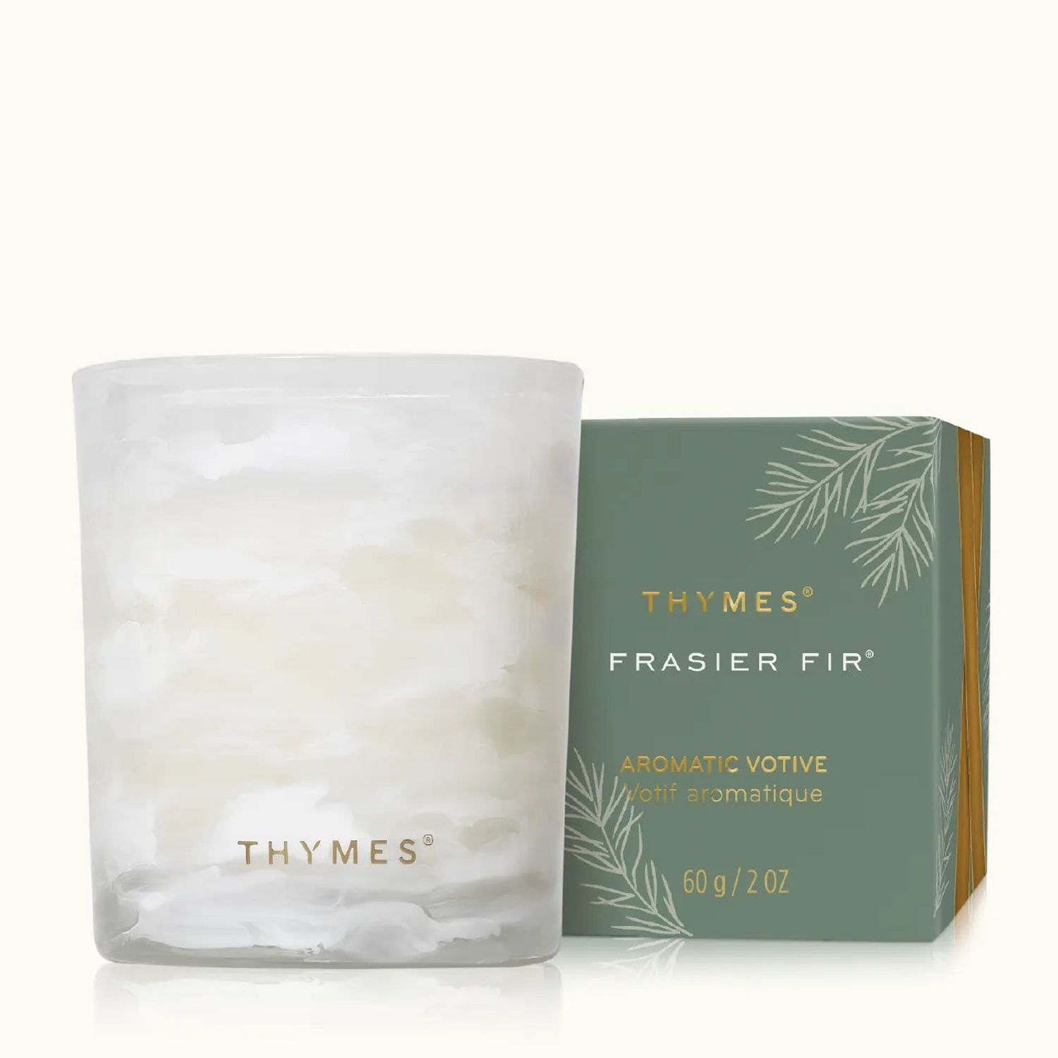 THYMS Frasier Fir Tidings Votive Candle