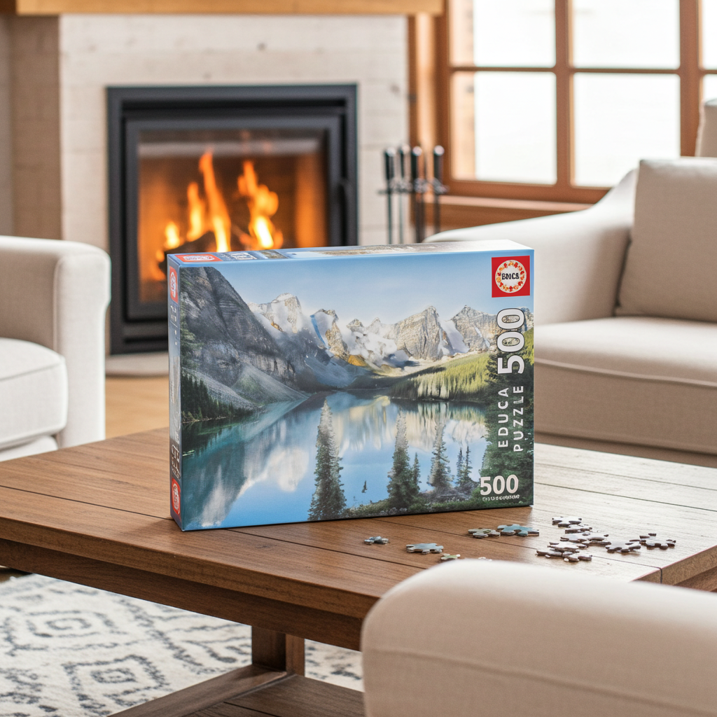 Educa Lake in Alberta 500 Piece Puzzle