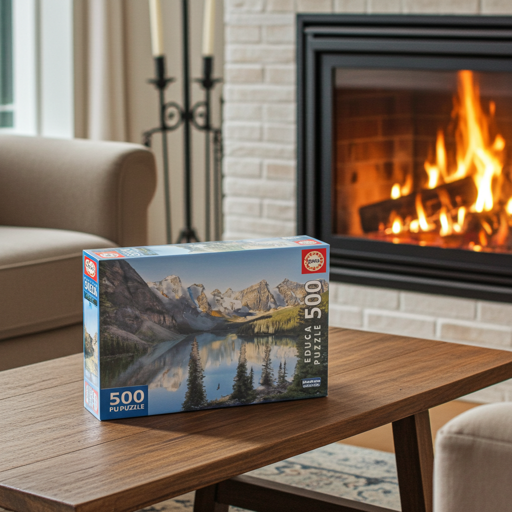 Educa Lake in Alberta 500 Piece Puzzle