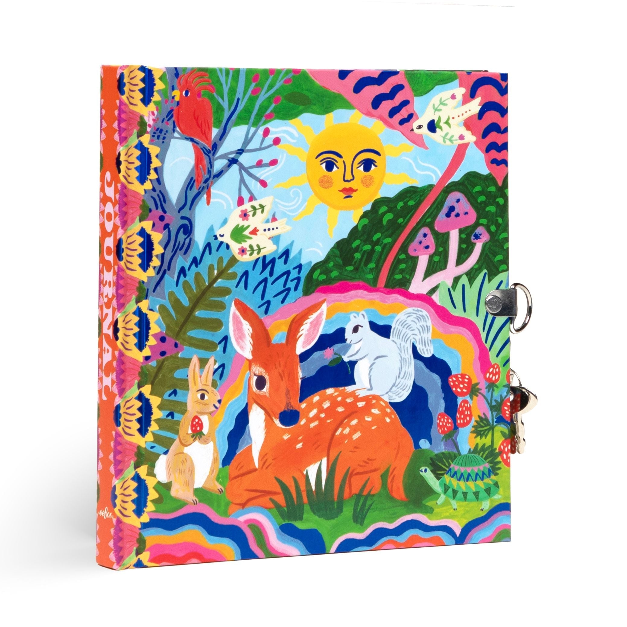 eeBoo Fawn & Sun Locking Journal