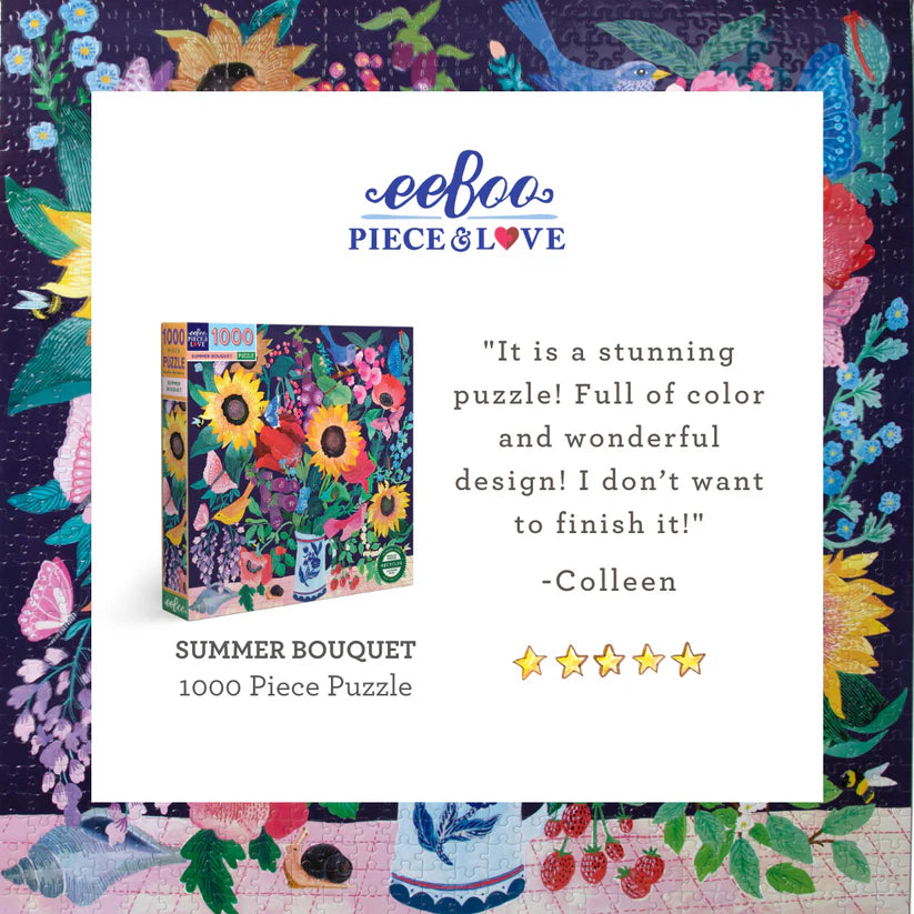 Summer Bouquet 1000 Piece Puzzle