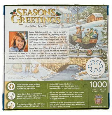 Over The River 1000 Piece Season's Greetings Puzzle