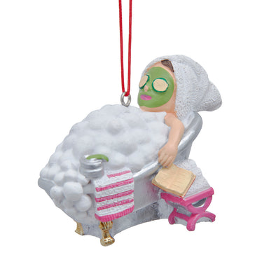 Bubble Bath Spa Girl Ornament