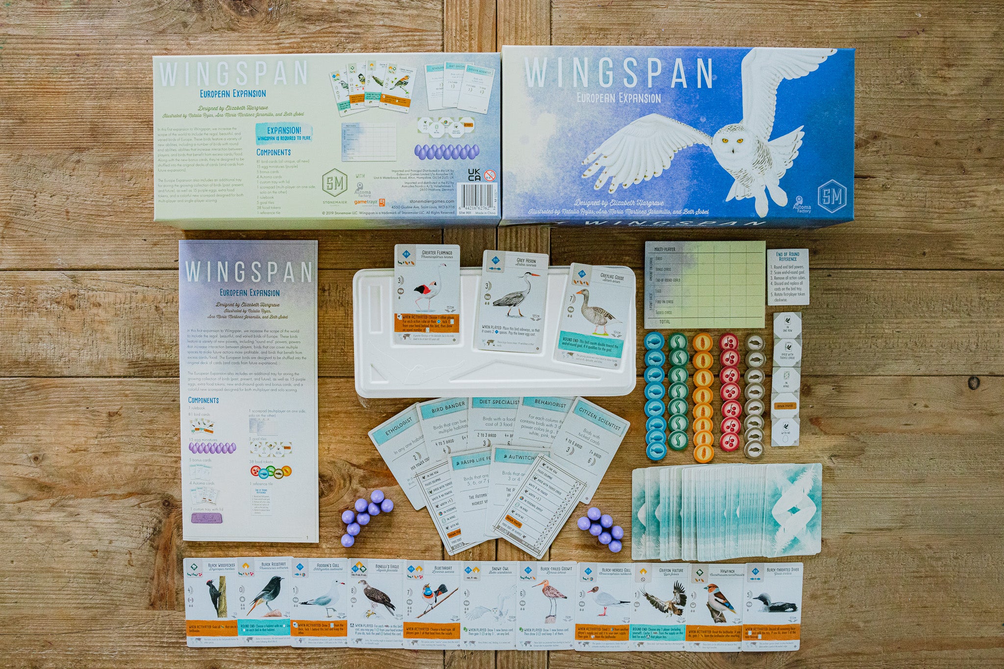 Stonemaier Games Wingspan European Expansion