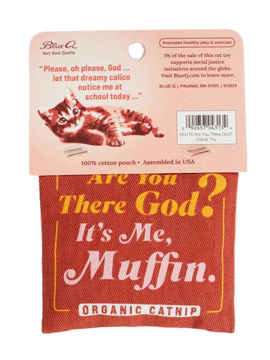 BLUQ Are You There God? It's Me. Muffin. Catnip Toy