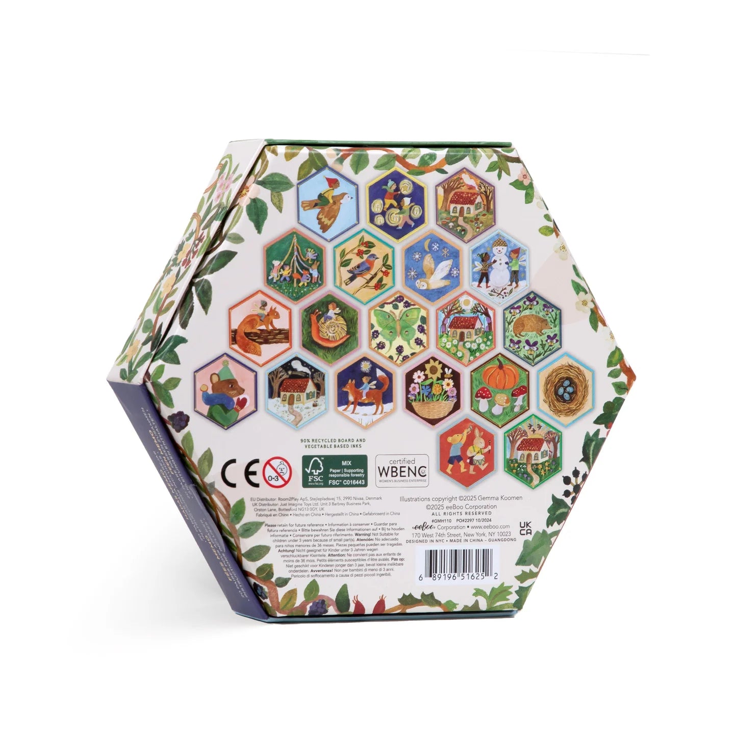 eeBoo Cottage Fairies Memory & Matching Game