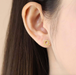 Boma Gold Sunburst Open Circle Earrings