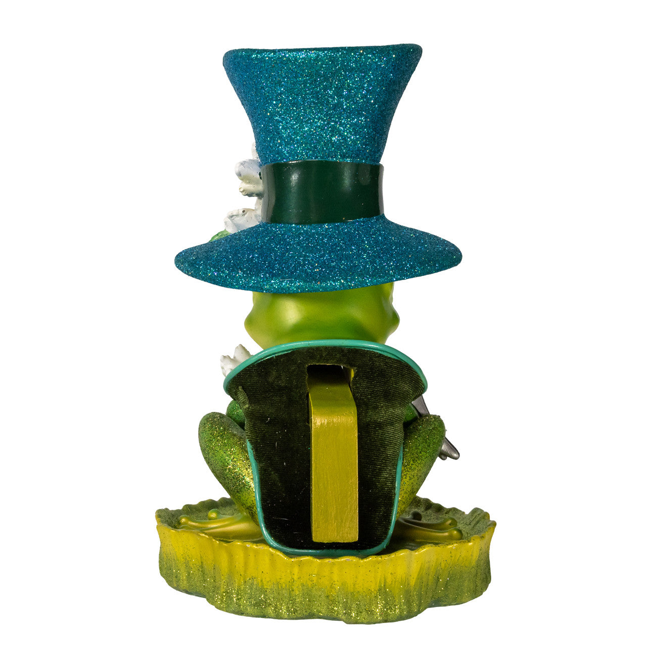 Hollywood Nutcrackers Frog On Lilypad 10" Nutcracker