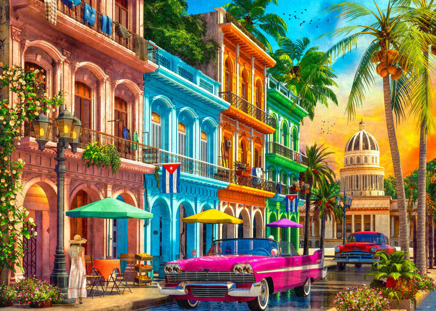 Havana Sunset 1000 Piece Puzzle