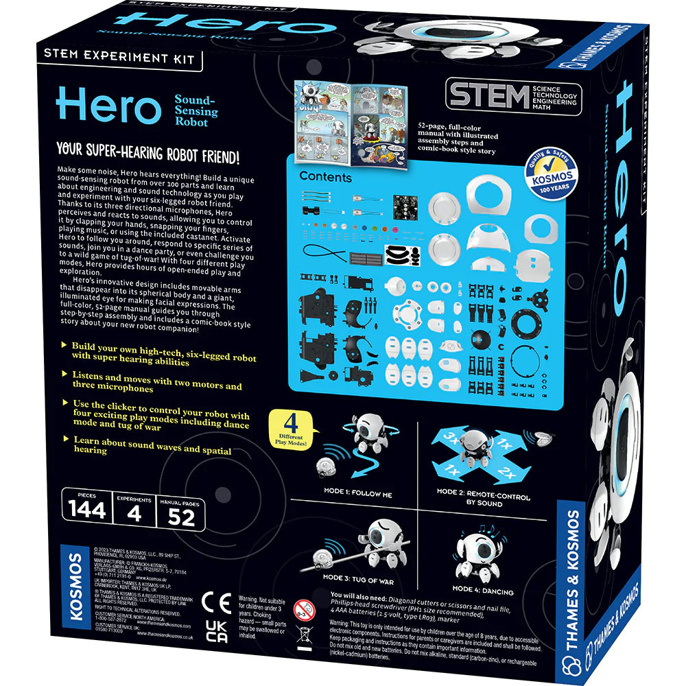 Thames & Kosmos Hero Sound-Sensing Robot
