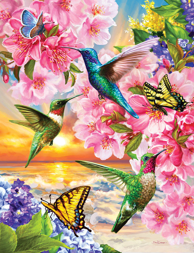 Hummingbirds 500 Piece Puzzle
