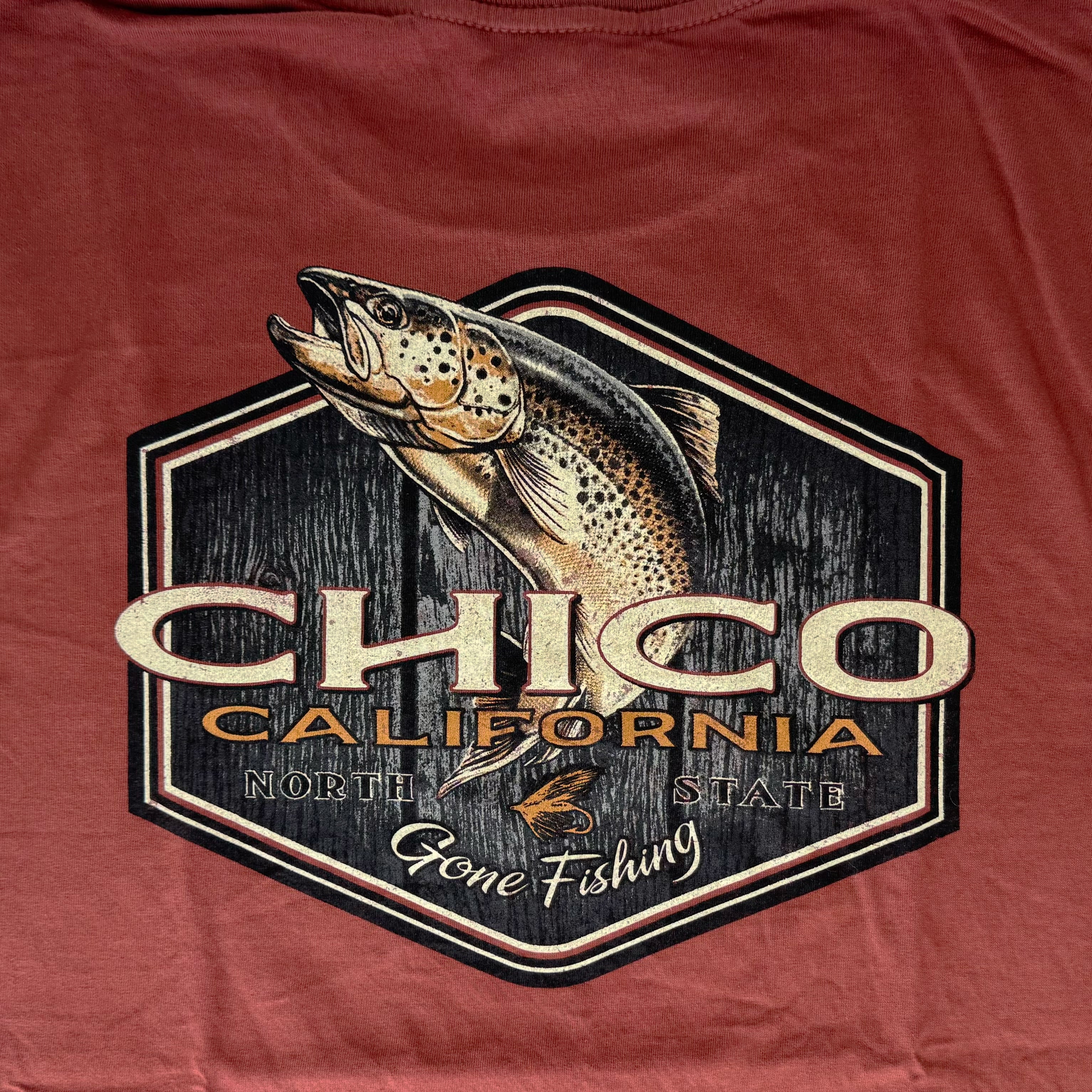 Sureness Trout Chico T-Shirt - Redwood