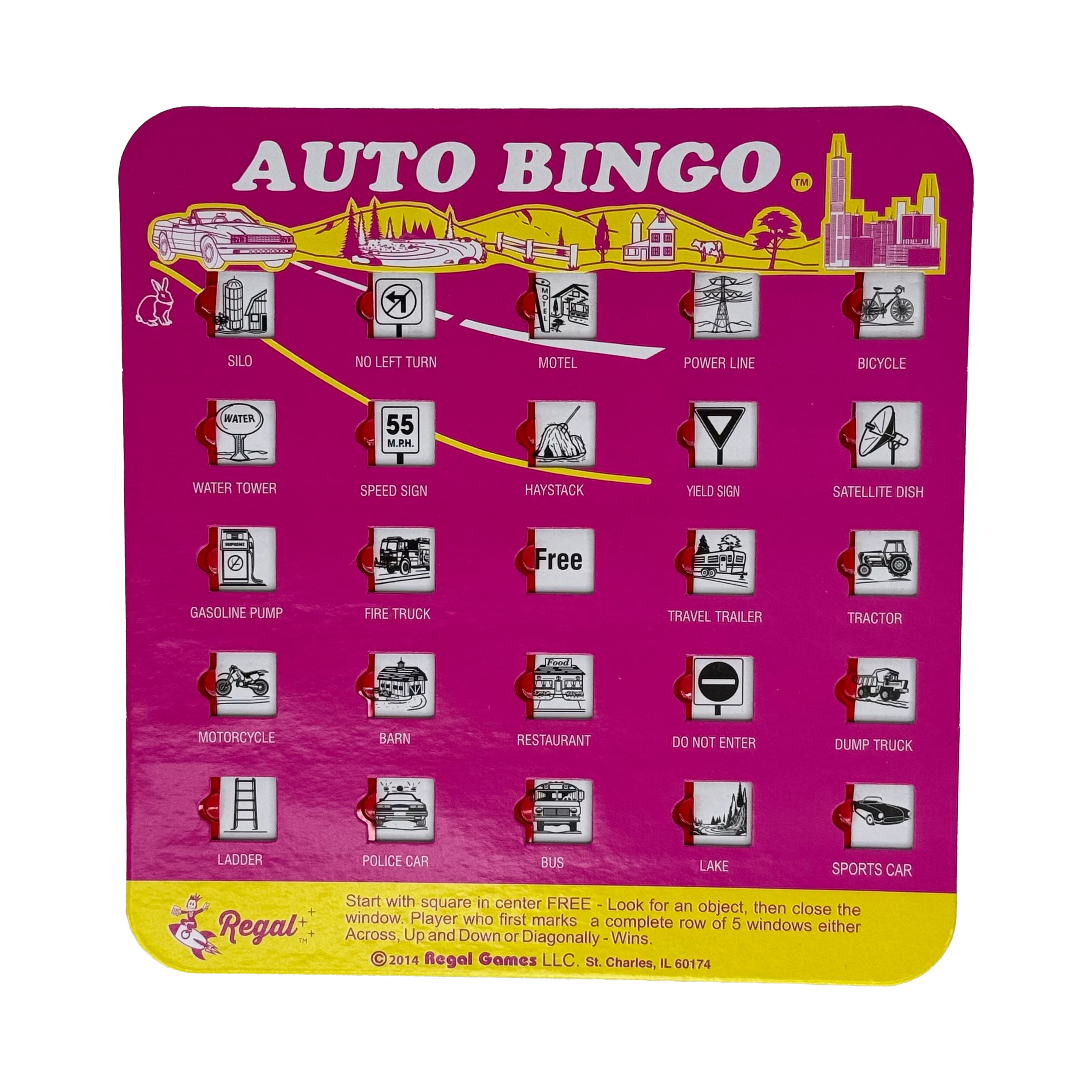 Auto Bingo (Single Card) - Random Card/Color